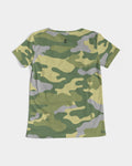 Camo Women's V-Neck Tee