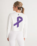 Alzheimer's Women's Cropped Sweatshirt